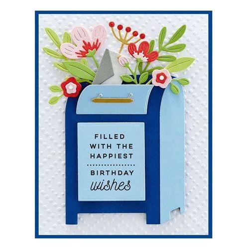 Simon Says Stamp! STP-144 Spellbinders PARCEL AND POST SENTIMENTS Clear Stamps