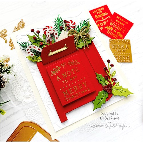 Simon Says Stamp! GLP-351 Spellbinders ALL OCCASIONS MAILBOX GREETINGS Glimmer Hot Foil Plates | color-code:ALT4