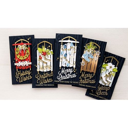 Simon Says Stamp! S3-464 Spellbinders PARCEL AND POST CHRISTMAS DECORATIONS Etched Dies | color-code:ALT3