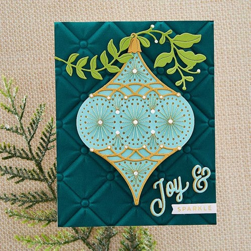 Simon Says Stamp! S4-1231 Spellbinders STITCHED ORNAMENT Etched Dies