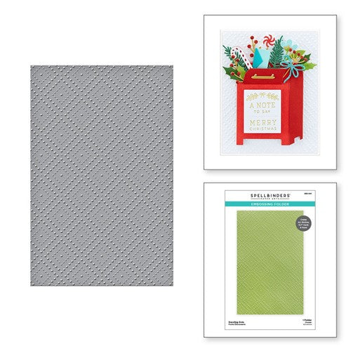 Simon Says Stamp! SES-041 Spellbinders DAZZLING DOTS Embossing Folder