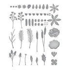 Simon Says Stamp! S5-527 Spellbinders HOLIDAY BLOOMS Etched Dies