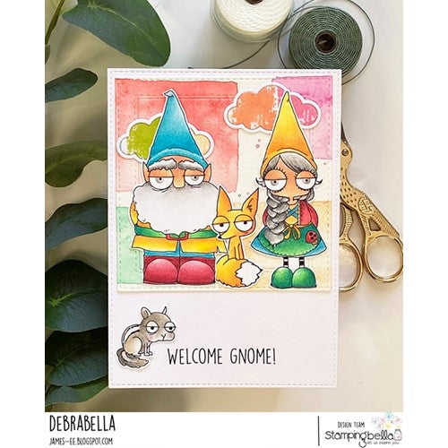 Simon Says Stamp! Stamping Bella ODDBALL GNOME PARENTS Cling Stamps eb1153