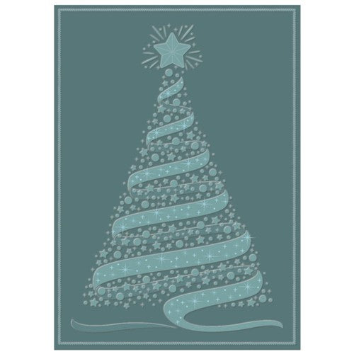 Simon Says Stamp! Crafter's Companion ENCHANTED CHRISTMAS TREE 3D Embossing Folder s-frbr-ef5-3d-enct