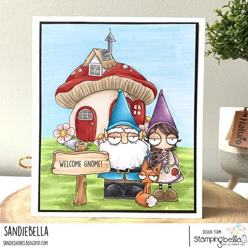 Simon Says Stamp! Stamping Bella ODDBALL GNOME KIDS Cling Stamps eb1152
