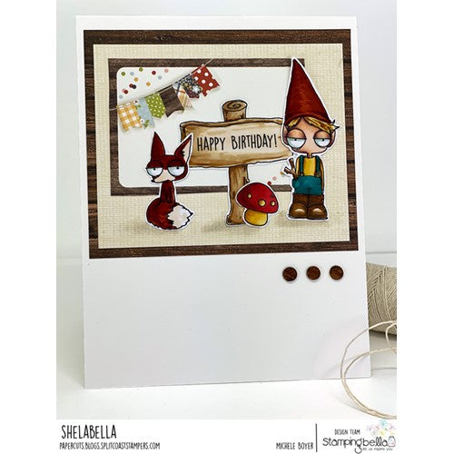 Simon Says Stamp! Stamping Bella ODDBALL GNOME KIDS Cling Stamps eb1152