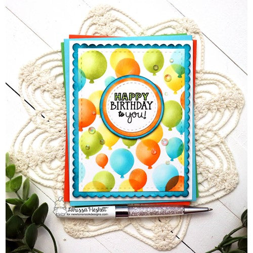 Simon Says Stamp! Newton's Nook Designs BOKEH BALLOONS Stencils NN2207T01