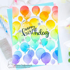 Simon Says Stamp! Newton's Nook Designs BOKEH BALLOONS Stencils NN2207T01