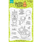 Simon Says Stamp! Newton's Nook Designs BIRTHDAY MICE Clear Stamps NN2207S02