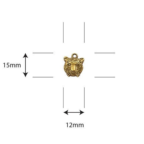 Simon Says Stamp! Craft Consortium ENCHANTED JUNGLE TIGER Metal Charms CCMCHRM036