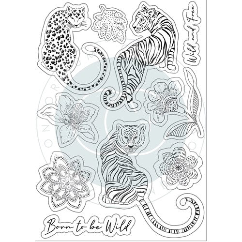 Simon Says Stamp! Craft Consortium ENCHANTED JUNGLE Clear Stamps CCSTMP080