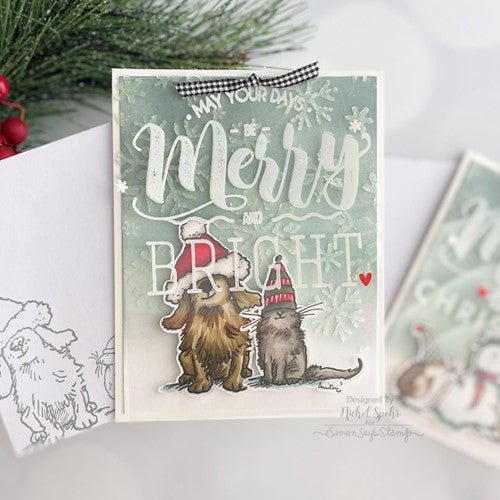 Simon Says Stamp! Colorado Craft Company Savvy Sentiments HOLIDAY QUICK CARDS LARGE Clear Stamps SS694 | color-code:ALT2
