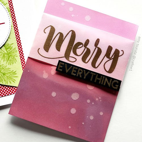 Simon Says Stamp! Colorado Craft Company Savvy Sentiments HOLIDAY QUICK CARDS LARGE Clear Stamps SS694