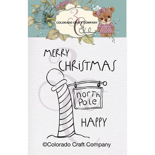 Simon Says Stamp! Colorado Craft Company Kris Lauren NORTH POLE MINI Clear Stamps KL680
