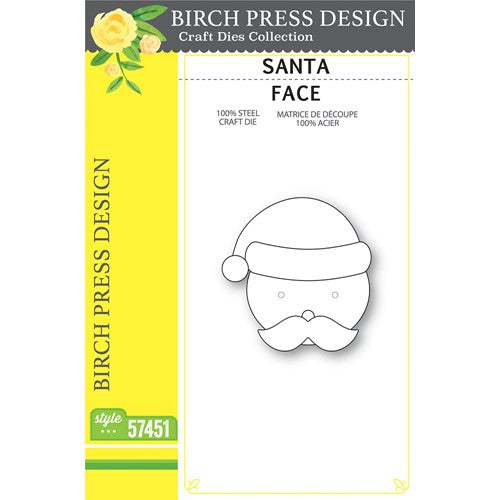 Simon Says Stamp! Birch Press Design SANTA FACE Die 57451
