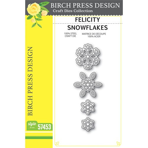 Simon Says Stamp! Birch Press Design FELICITY SNOWFLAKES Dies 57453
