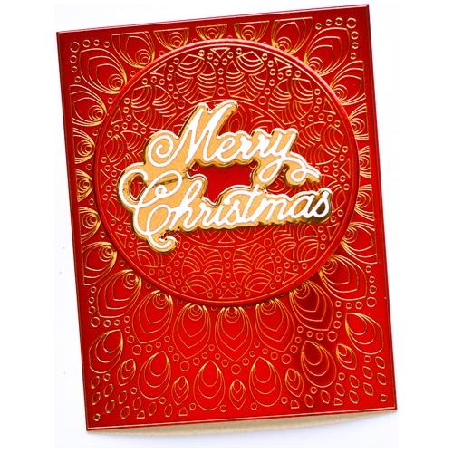 Simon Says Stamp! Birch Press Design HANDWRITTEN MERRY CHRISTMAS AND OUTLINE Dies 57478