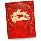 Simon Says Stamp! Birch Press Design HANDWRITTEN MERRY CHRISTMAS AND OUTLINE Dies 57478