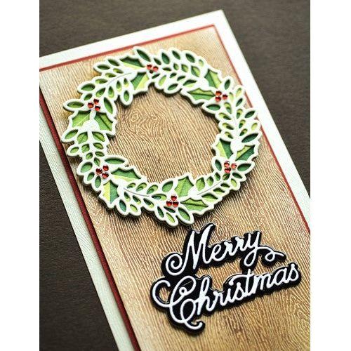 Simon Says Stamp! Birch Press Design HANDWRITTEN MERRY CHRISTMAS AND OUTLINE Dies 57478