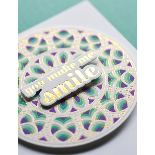 Simon Says Stamp! Birch Press Design SUGAR SCRIPT SENTIMENTS Hot Foil Plate and Die Set bpf503