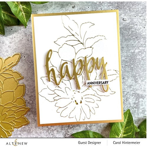 Simon Says Stamp! Altenew BRUSHED GOLD Metallic Cardstock ALT6892