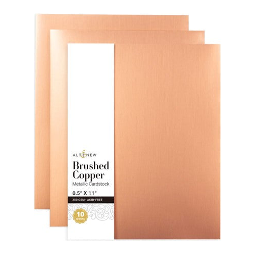 Simon Says Stamp! Altenew BRUSHED COPPER Metallic Cardstock ALT6894