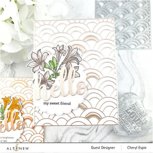 Simon Says Stamp! Altenew BRUSHED ROSE Metallic Cardstock ALT6895
