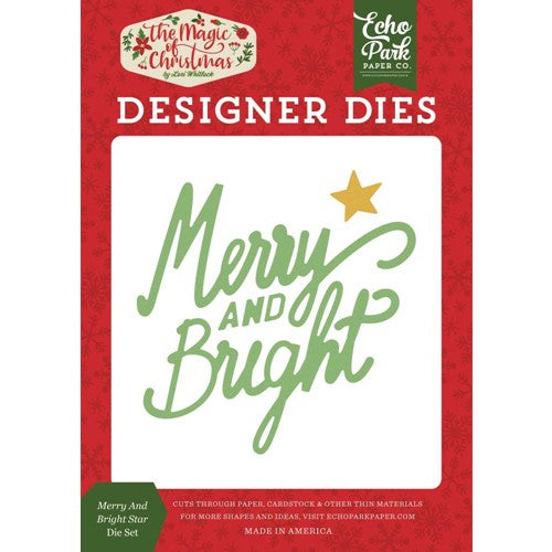 Simon Says Stamp! Echo Park MERRY AND BRIGHT STAR Die Set moc286042