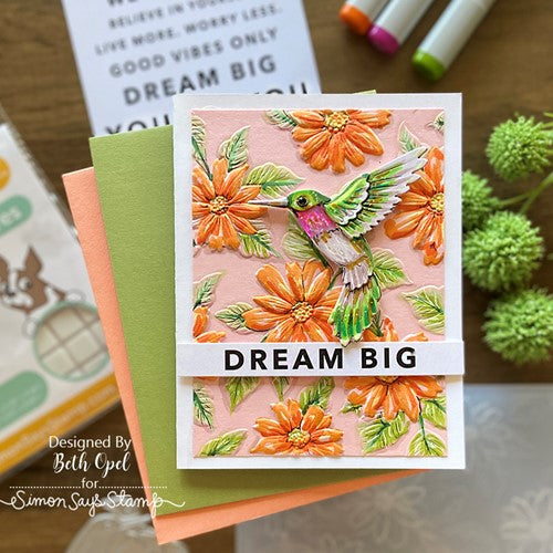 Simon Says Stamp! Simon Says Stamp Embossing Folder And Die TERRACE FLORAL sfd278 ** | color-code:ALT3