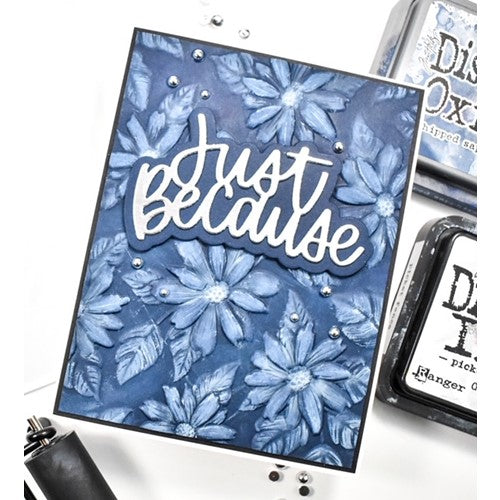 Simon Says Stamp! Simon Says Stamp Embossing Folder And Die TERRACE FLORAL sfd278 **