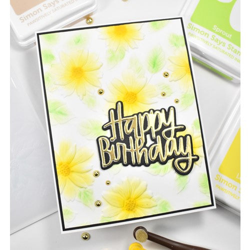 Simon Says Stamp! Simon Says Stamp Embossing Folder And Die TERRACE FLORAL sfd278 ** | color-code:ALT8