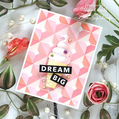 Simon Says Stamp! Simon Says Stamp Stencils Set DIMENSIONAL CUBES ssst221635 | color-code:ALT2