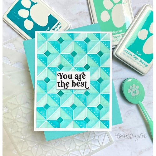 Simon Says Stamp! Simon Says Stamp Stencils Set DIMENSIONAL CUBES ssst221635 | color-code:ALT4