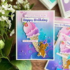 Simon Says Stamp! Simon Says Stamp ICE CREAM SCOOP AND CONE Wafer Dies s803 | color-code:ALT7