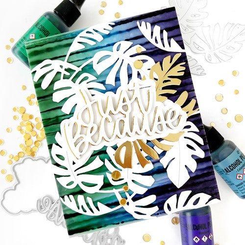 Simon Says Stamp! Simon Says Stamp TROPICAL LEAF BUNCH Wafer Die s789
