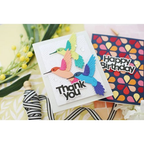 Simon Says Stamp! Simon Says Stamp LAYERED HUMMINGBIRD Wafer Dies s787 | color-code:ALT01