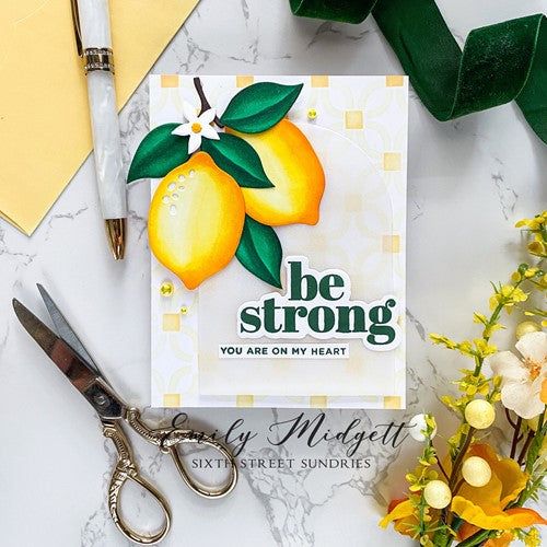 Simon Says Stamp! Simon Says Stamp LEMON ZEST Wafer Dies sssd112645 | color-code:ALT3