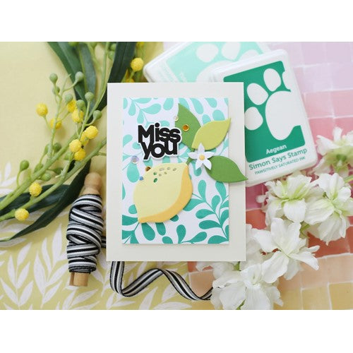 Simon Says Stamp! Simon Says Stamp LEMON ZEST Wafer Dies sssd112645 | color-code:ALT33