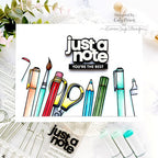 Simon Says Stamp! Simon Says Clear Stamps TAKE NOTE sss202542c | color-code:ALT0