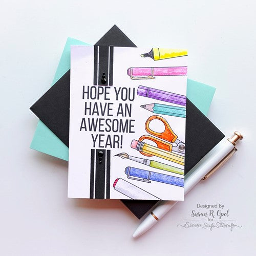 Simon Says Stamp! Simon Says Clear Stamps TAKE NOTE sss202542c