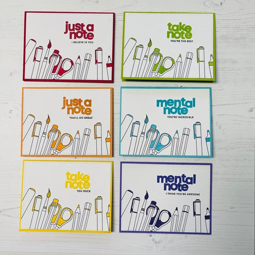 Simon Says Stamp! Simon Says Clear Stamps TAKE NOTE sss202542c
