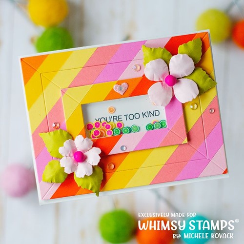 Simon Says Stamp! Whimsy Stamps 3 IN 1 MITERED FRAMES Dies WSD130