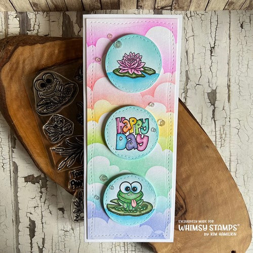 Simon Says Stamp! Whimsy Stamps SENTIMENTS TILES HEARTFELT THOUGHT Clear Stamps BS1046