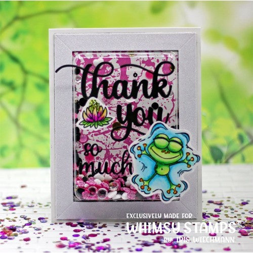 Simon Says Stamp! Whimsy Stamps TOADALLY AWESOME Clear Stamps KHB122a