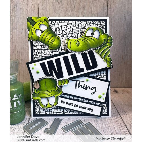 Simon Says Stamp! Whimsy Stamps INSTAGATOR Clear Stamps DP1094