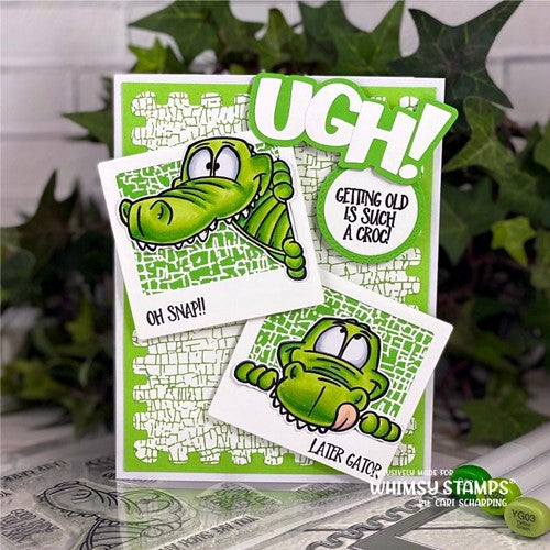 Simon Says Stamp! Whimsy Stamps INSTAGATOR Clear Stamps DP1094