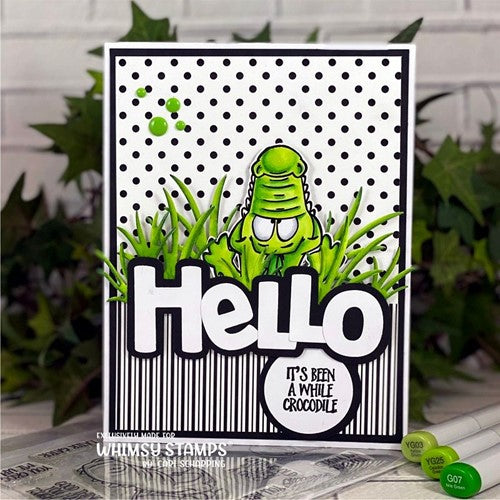 Simon Says Stamp! Whimsy Stamps INSTAGATOR Clear Stamps DP1094