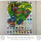 Simon Says Stamp! The Rabbit Hole Designs RHOMBUS DIAMOND Hot Foil Cover Plate TRH-181