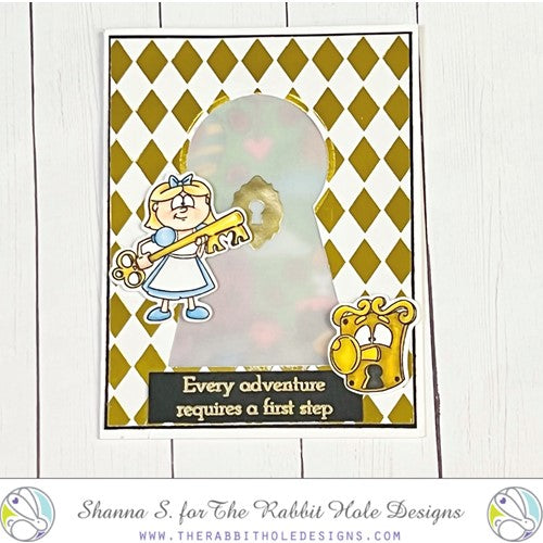Simon Says Stamp! The Rabbit Hole Designs RHOMBUS DIAMOND Hot Foil Cover Plate TRH-181
