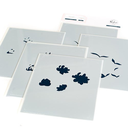 Simon Says Stamp! PinkFresh Studio GO FOR IT Stencil Set 161422